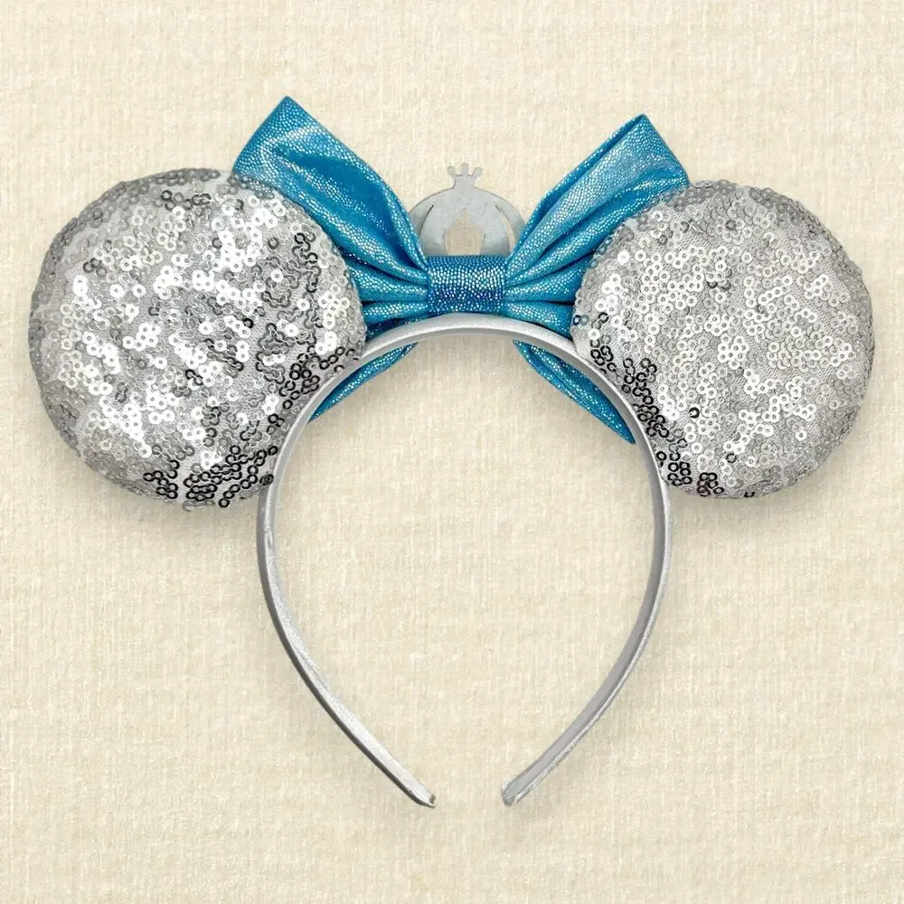Silver Cinderella's Carriage Minnie Ears | Disney-Inspired Princess Mouse Ears